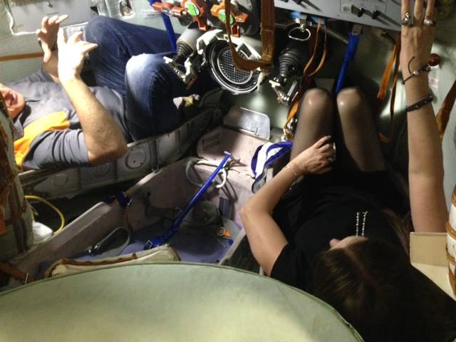 Sarah In Johnson Space Center in Houston (April 2014)