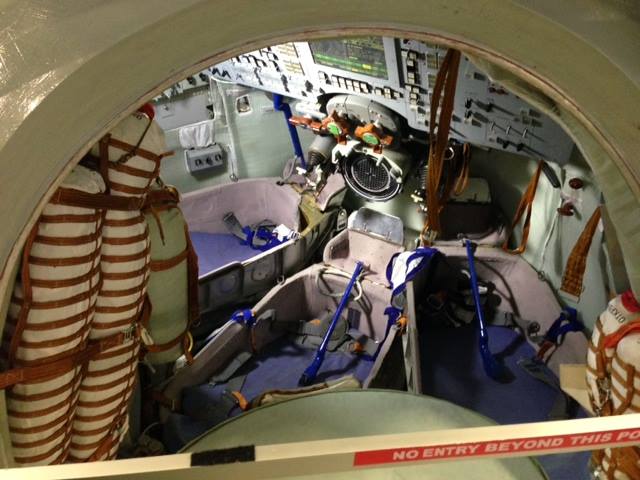Sarah In Johnson Space Center in Houston (April 2014)