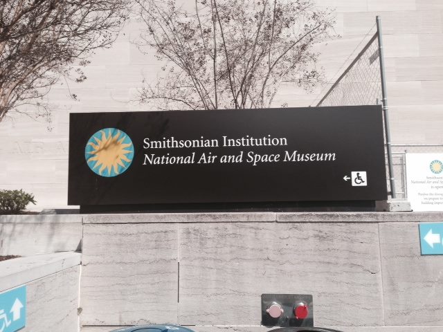 Sarah at the Smithsonian NASM in Washington, DC (May 2014)