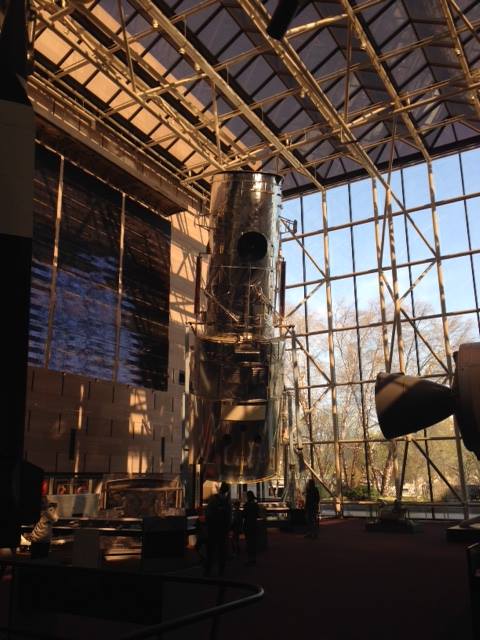 Sarah at the Smithsonian NASM in Washington, DC (May 2014)