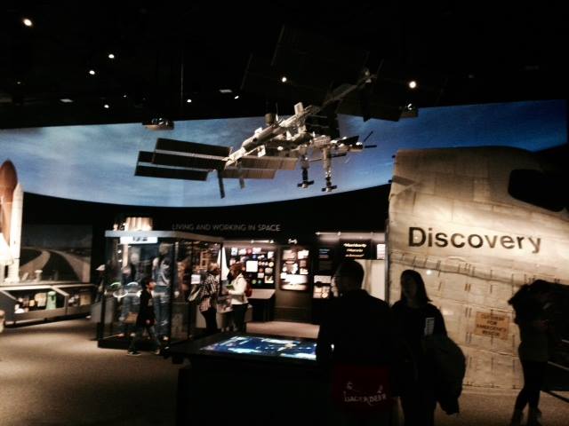 Sarah at the Smithsonian NASM in Washington, DC (May 2014)